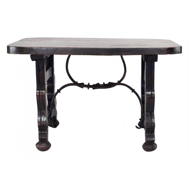 Spanish Renaissance Style Walnut Center Table | Chairish