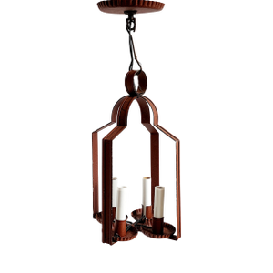 Pagoda Chinoiserie Style Tole Lantern