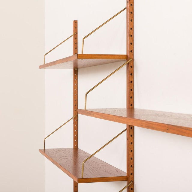 Teak Wall Unit by Thygesen & Sørensen for HG Furniture, 1960s For Sale - Image 13 of 15