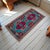 Vintage Turkish Hand-Knotted Small Rug from Chal (Denizli), 1960, featuring warm ruby-red tones and authentic village...