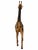 Shabby Chic Vintage Leather-Clad Giraffe Figurine For Sale - Image 3 of 12