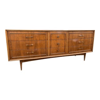 Mid Century Modern Walnut Dresser For Sale
