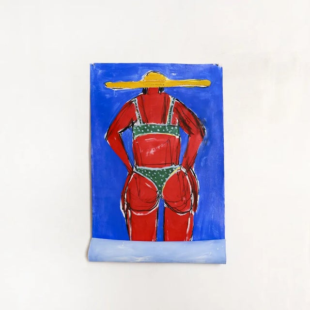 Alfonso Reyes, Summer, 2021, Acrylic on Canvas For Sale - Image 4 of 4