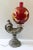 19th Century Harvard Student Table Lamp With Red Glass Globe For Sale - Image 13 of 13