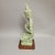 Thai Celadon Theppanom Guardian Figure on Wood Base — 19.5" For Sale In Raleigh - Image 6 of 10