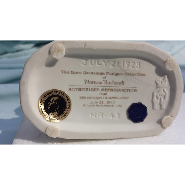 Norman Rockwell Saturday Evening Post Cover Collection "Country Critic" Style Nr-43 Circa 1983 For Sale - Image 6 of 11