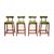 A charming and great looking set of four antique Georgian style bar stools. They were made by Kennedy of Ipswich in the...