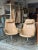 Iconic Jetson pair of chairs by Swedish designer Bruno Mathsson by DUX in a great neutral leather. A nod to the space age!...