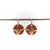 Traditional 1900-1909 Pre-Revolutionary 14k Gold Coral Earrings, A Pair For Sale - Image 3 of 11