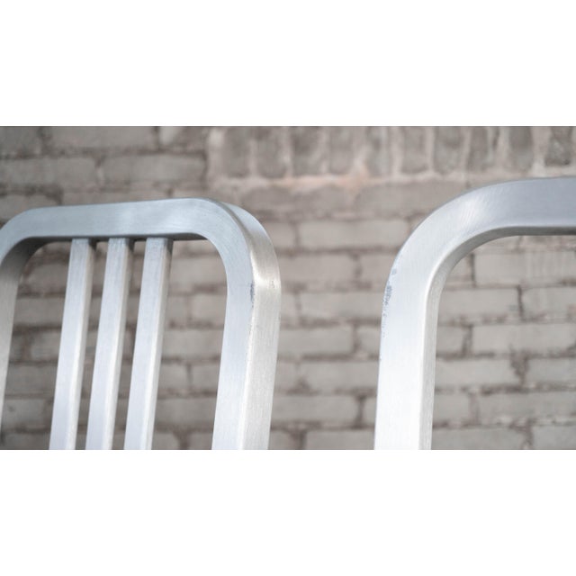 Emeco 1006 Navy Stools for Design Within Reach - Set of 4 For Sale - Image 13 of 18