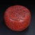 Late 20th Century Late 20th Century Large Carved Cinnabar Lacquer Box With Dragon and Floral Motifs For Sale - Image 5 of 10