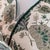 Soane Britain Filigree Flower in Gilt on Stone Linen 20" Pillows With Green Cord - Double Sided For Sale In Greensboro - Image 6 of 7