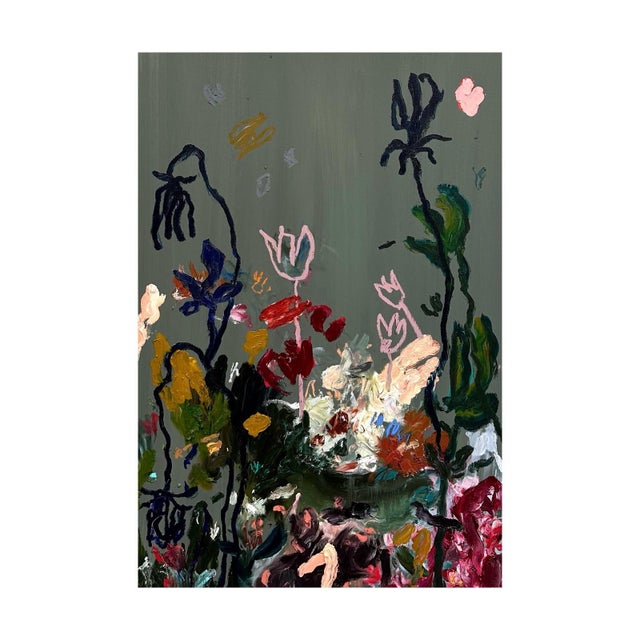 30 x 20 inches - mixed media on canvas Signed on the front Signed, titled, and dated on the back Ready to hang