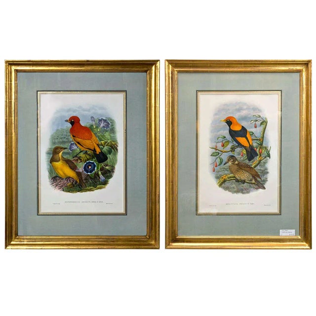 1920s Fine ly Framed Lithographs - a Pair For Sale - Image 9 of 9