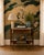 A refined 19th-century French Louis XVI style mahogany console table (or console desserte), perfect for an entryway,...