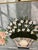 Floral Relief Conservatory Collection, Four Seasons - “Winter Whites” - Designed by Cheryl P. Kohloff For Sale - Image 4 of 9