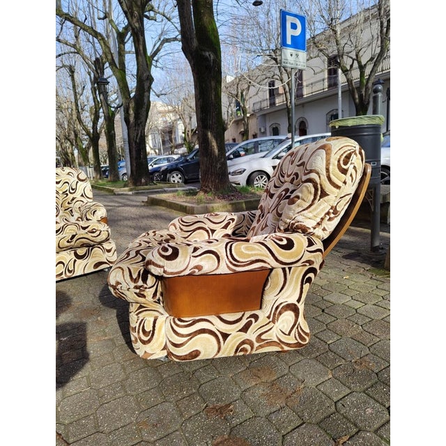 Living Room Sofa and Armchairs, 1970s, Set of 3 For Sale - Image 10 of 15