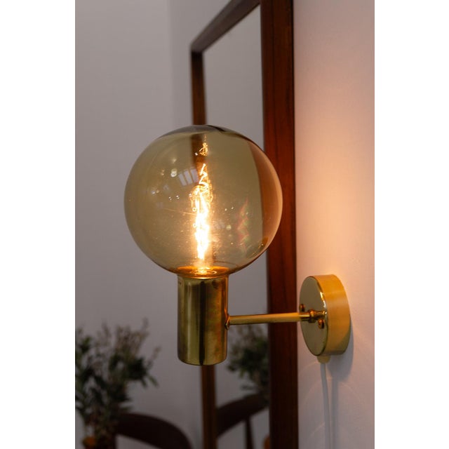 Swedish Brass Wall Light by Hans-Agne Jakobsson for Markaryd, 1960s For Sale - Image 12 of 18