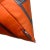 Modern Hermes Bolduc Ribbon Orange Vintage Silk Scarf Pillow For Sale - Image 3 of 4