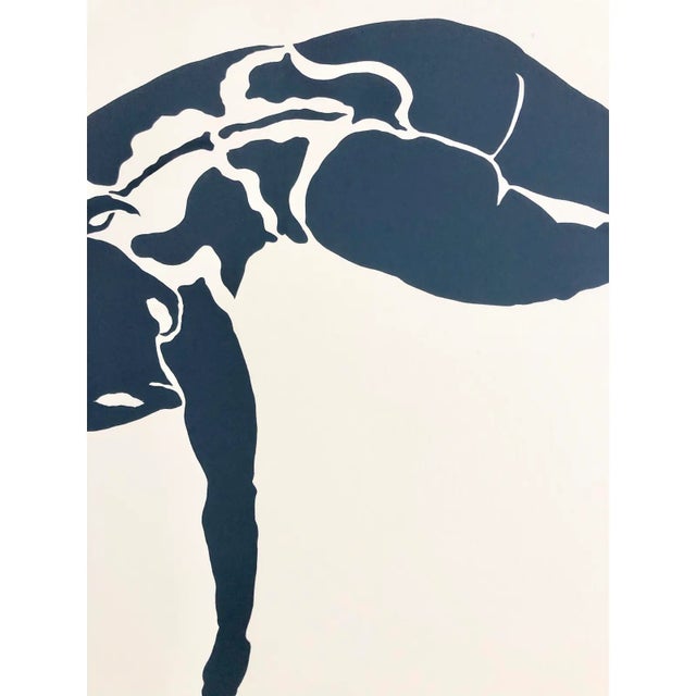 A winning accent for your eclectic apartment. This silkscreen print depicts a nude female figure in free form pose....