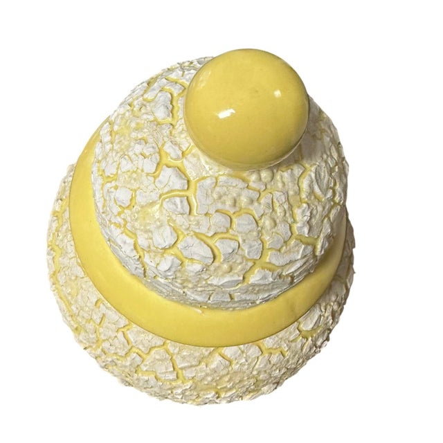 Vintage Fat Lava Styled Textured Ceramic Ginger Jar. For Sale - Image 12 of 12