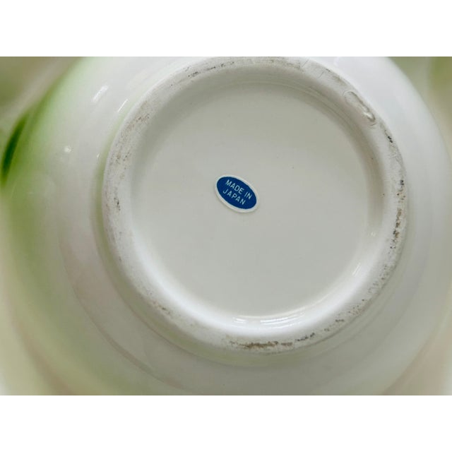 Ceramic Vintage Americana Watermelon Ceramic Chip & Dip Serving Platter – Hand-Painted Divided Summer Entertaining Tray, Fruit-Themed Kitchen Serveware For Sale - Image 7 of 7