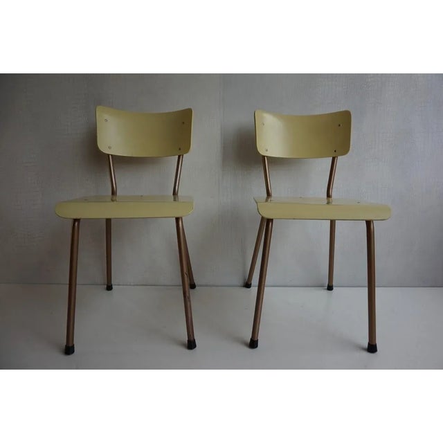 1950s Set of Vintage Dutch Dining Chairs from Dico Uden, 1950s For Sale - Image 5 of 14