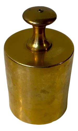 Vintage Danish Butler Bell in Brass, 1970s