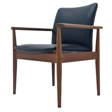 Danish Teak Armchair by Finn Juhl for France & Son, 1960s For Sale