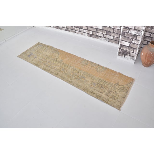 Turkish Vintage Anatolian Hallway Runner Rug For Sale - Image 3 of 10