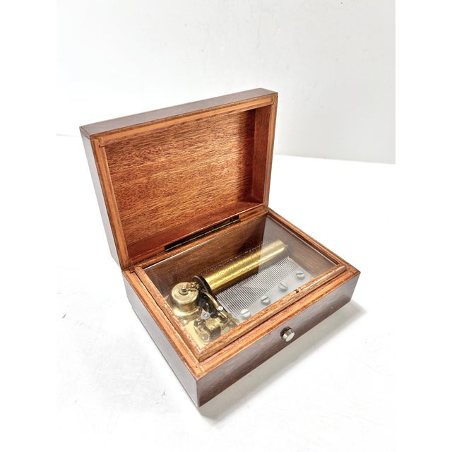 Vintage Reuge Sainte-Croix Swiss Music Box in Burl Wood Case, Working For Sale In Louisville - Image 6 of 17