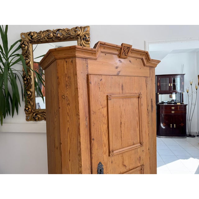 Tyrolean Baroque Biedermeier Farmhouse Cupboard Baroque Cupboard For Sale - Image 12 of 18