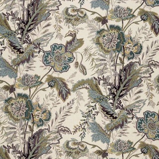 Sample- Schumacher Sandoway Vine Fabric in Seaglass For Sale