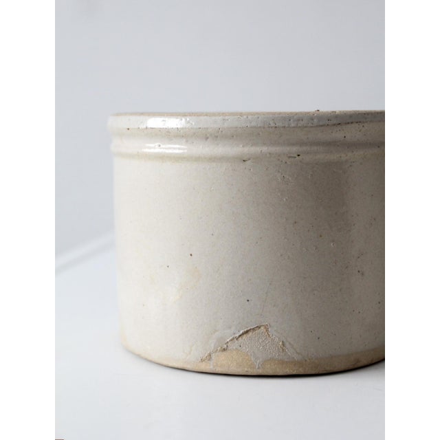 Antique Stoneware Kitchen Crocks Pair For Sale - Image 6 of 12
