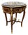 1960s French Louis XVI Marble Mahogany Side Table For Sale