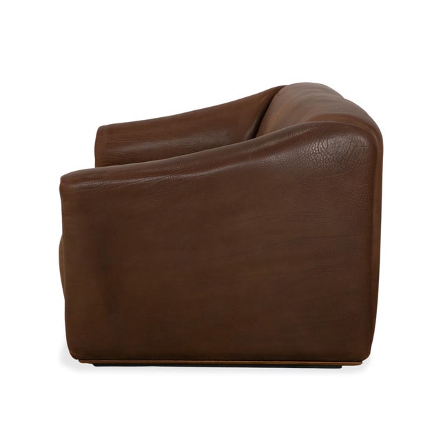 Vintage DS-47 Leather Two-Seater in Brown Cognac from de Sede For Sale - Image 16 of 17