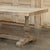 Grand Italian Rustic Trestle Table in Stripped Oak For Sale - Image 11 of 18