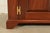 Kittinger Georgian Carved Mahogany Breakfront Bookcase Cabinet For Sale - Image 14 of 18