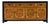 Thomasville Embassy Wood Inlay Chinoiserie Inspired Brass Accent Credenza For Sale