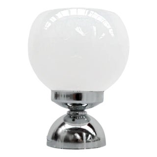 Italian Space Age Glass Table Lamp, 1970s For Sale