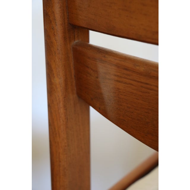 Vintage Chairs in Cotton and Linen Upholstery, 1970s, Set of 4 For Sale - Image 4 of 15