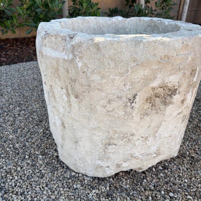 Mid-Century Modern Limestone Trough or Planter for the Garden or Inside the Home For Sale - Image 3 of 4