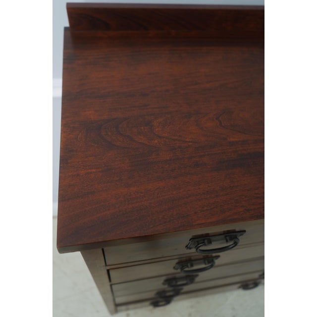 Michaels Arts & Crafts Mission Style Cherry 12 Drawer Dresser For Sale - Image 12 of 17