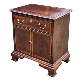 Vintage Councill Furniture Single Drawer Bedside Table Nightstand For Sale