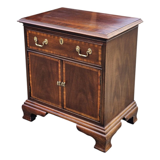 Vintage Councill Furniture Single Drawer Bedside Table Nightstand For Sale