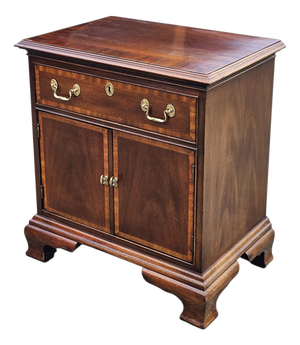 Vintage Councill Furniture Single Drawer Bedside Table Nightstand