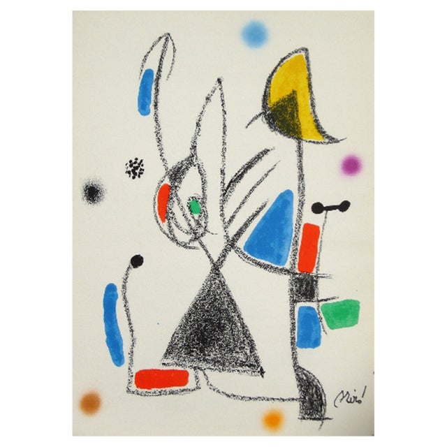 Joan Miró, Maravillas Con Variations Acrosticas 16, 1975, Lithograph For Sale
