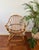 Mid-Century Modern French Rattan Peacock Lounge Chair, 1970 For Sale - Image 12 of 13