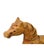 Antique Carved Raw Wood Carousel Horse Mounted on Metal Stand For Sale In Los Angeles - Image 6 of 6