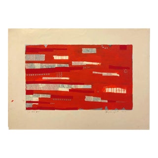 Contemporary Mixed Media Painting, "La Brea #7" For Sale